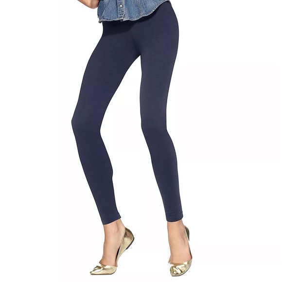 Hue Classic Cotton Legging - Small Navy - Picture 1 of 3